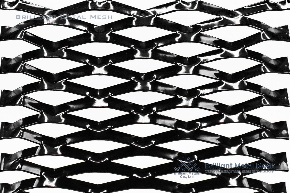 black expanded metal mesh screen black expanded metal mesh screen