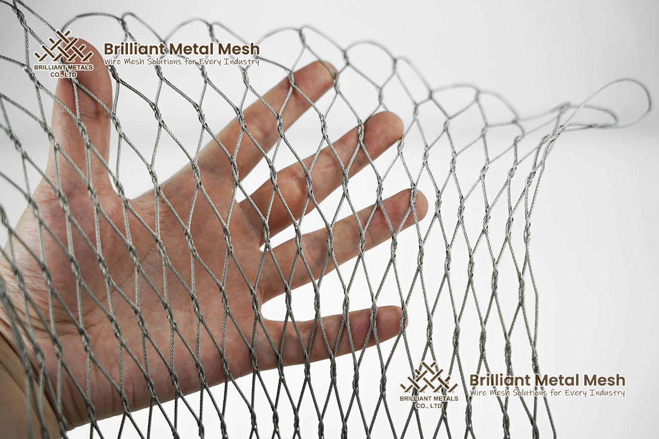 flexible stainless steel knotted rope mesh net cable mesh netting wire rope mesh flexible stainless steel knotted rope mesh net cable mesh netting wire rope mesh