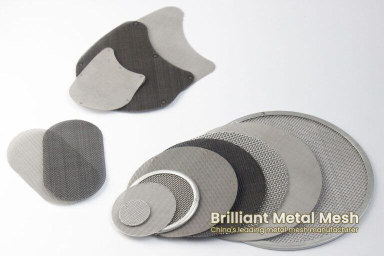 stainless steel wire mesh filter discs